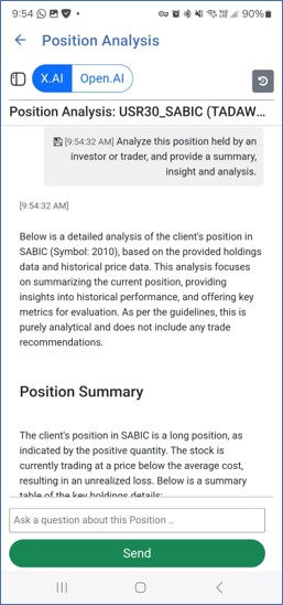 ZagTrader Mobile - AI Position Analysis